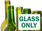 Recycle Glass Bottles Signs & Labels