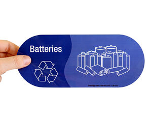 Battery recycle label