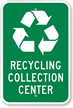 Recycling Collection Centre Sign
