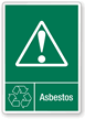 Asbestos Label