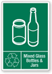 Mixed Glass Bottles & Jars Label