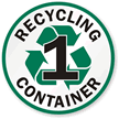 Recycling Container -1 - Recycling Label