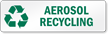 Aerosol Recycling Recycling Label