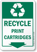 Recycle Print Cartridges Label
